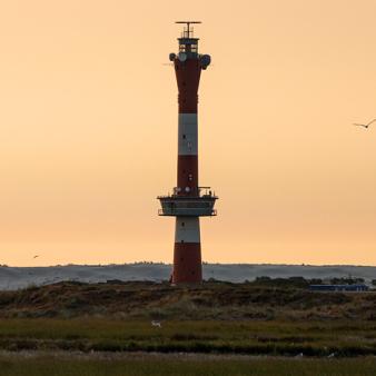 Neuer Leuchtturm im Abendlicht. Foto &copy; Jennifer Beckmann 2018