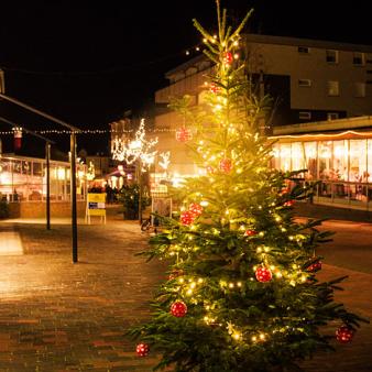 Weihnachtsbaum im Dorf. Foto © Erik Kohl (2015) Weihnachtsbaum im Dorf. Foto © Erik Kohl 2015