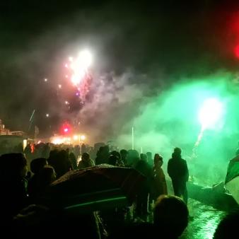 Silvester auf der Strandpromenade. Foto © Erik Kohl (2018) Silvester auf der Strandpromenade. Foto © Erik Kohl 2018