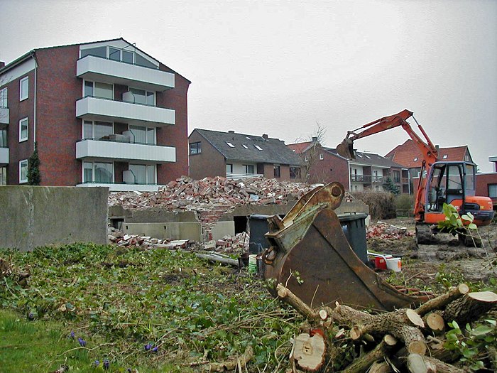 Abriß der Wäscherei Schuberth