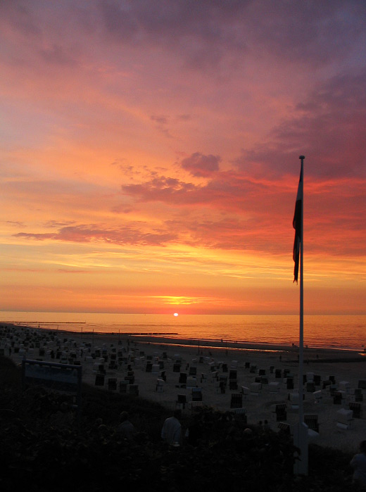 Westfeld bei Sonnenuntergang