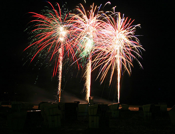 Feuerwerk im Sommer 2009