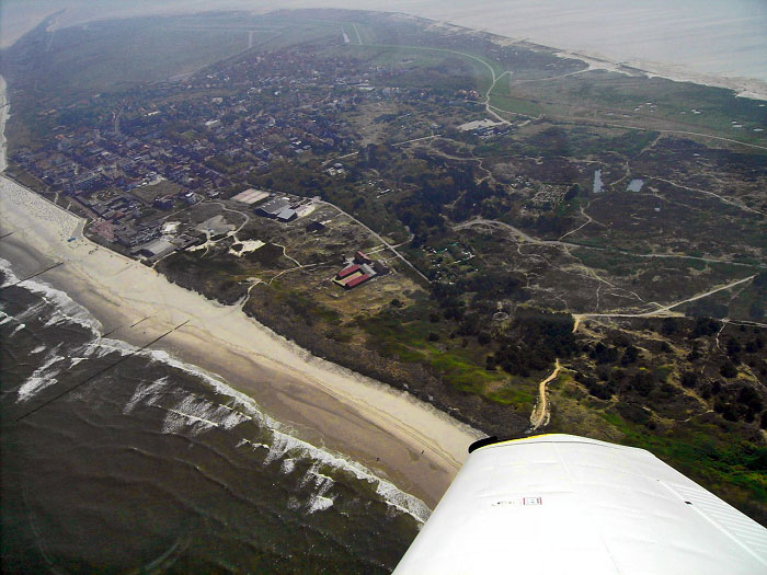 Luftbild von der Insel