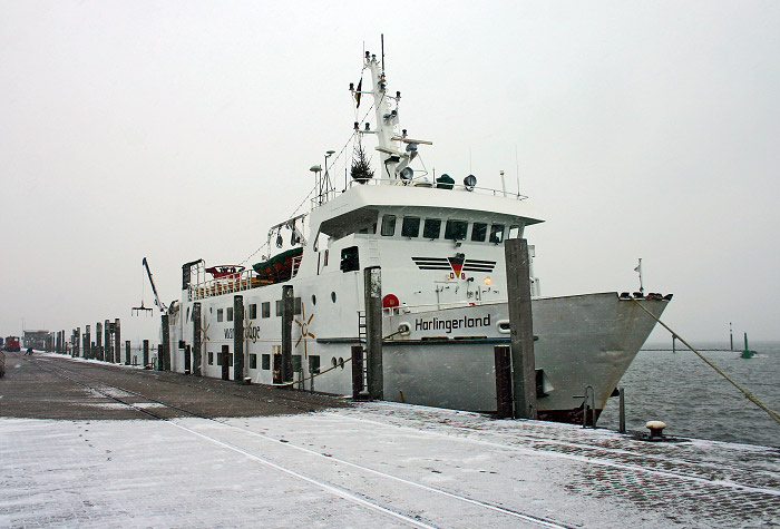 Motorschiff Harlingerland am Westanleger