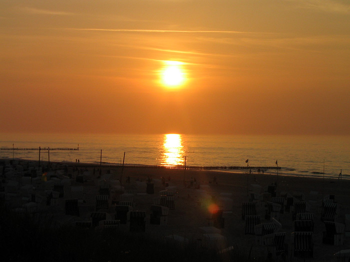 Abend am Hauptstrand