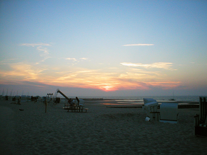 Sonnenuntergang am Strand