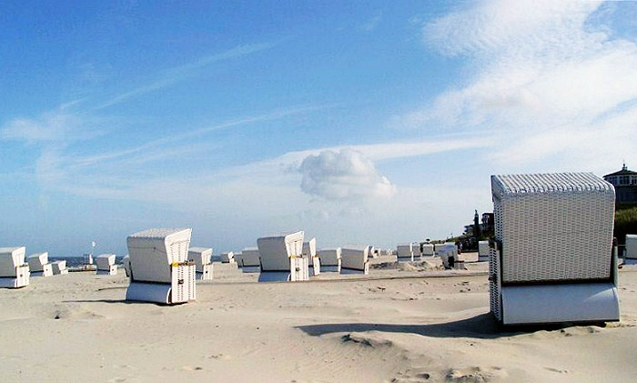 Strandkörbe am Hauptstrand