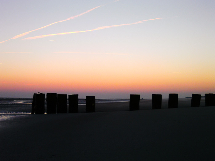 Abendstimmung am Strand