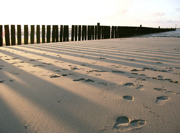 Spuren im Sand