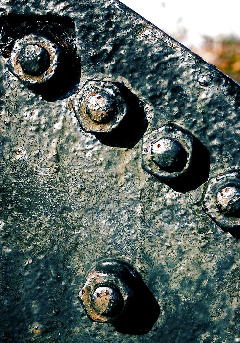 Detailansicht des Prellbocks