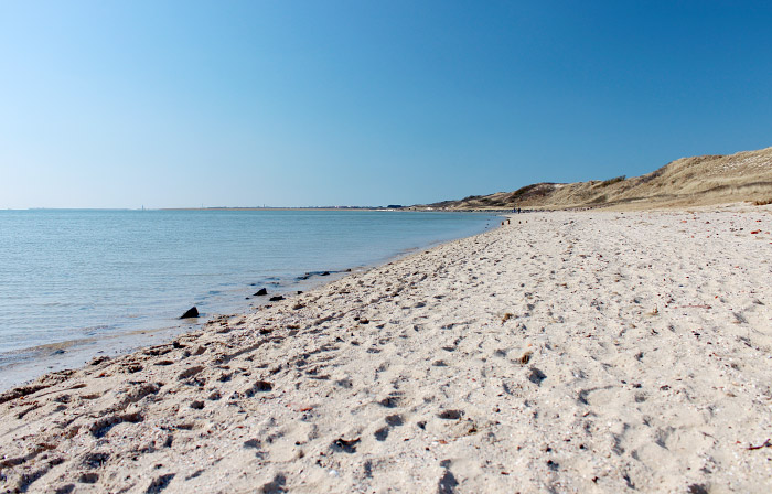 Sandstrand am Ostende