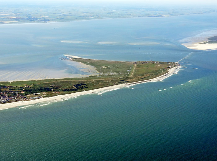 Westende aus der Luft gesehen