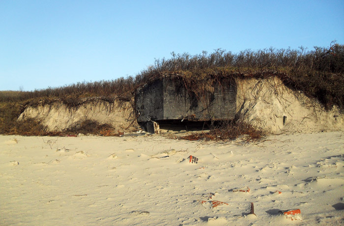 Bunkerreste am Ostende