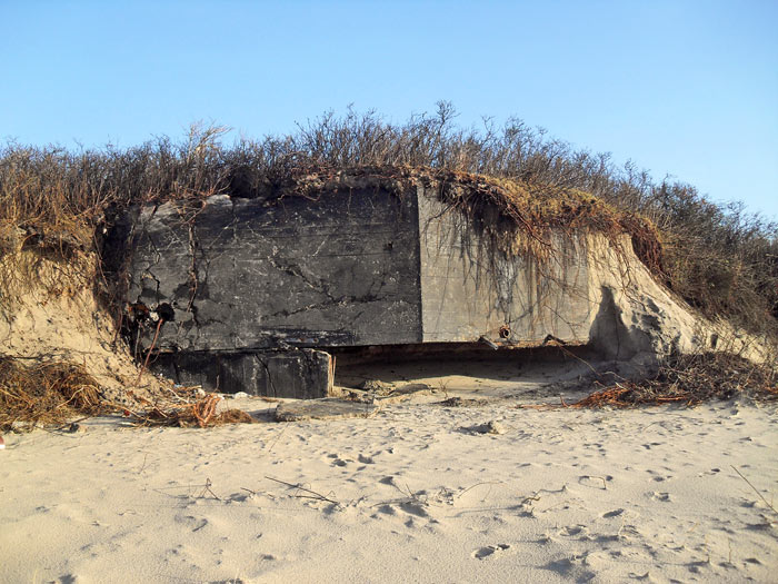 Bunkerreste am Ostende