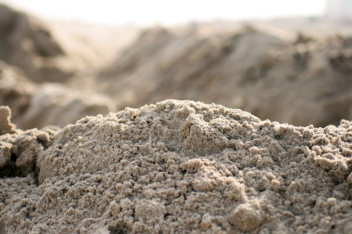 Sand in der Nahaufnahme