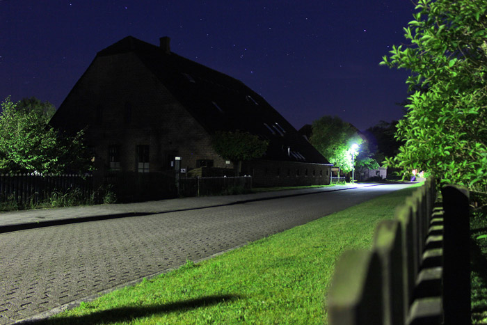 Rösingstraße bei Nacht