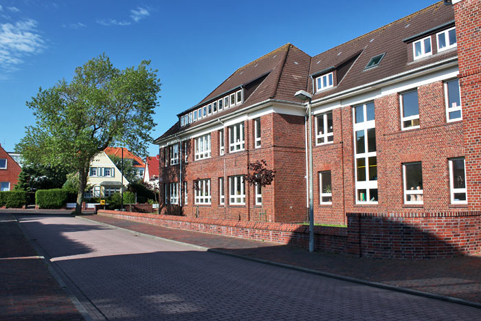 Inselschule von der Rösingstraße aus gesehen