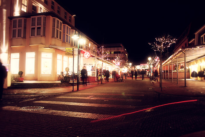 Zedeliusstraße in der Weihnachtszeit
