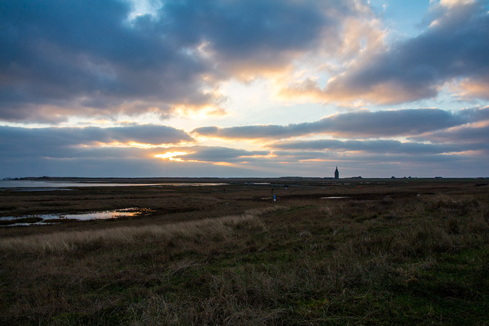 Abendstimmung am Westaußengroden