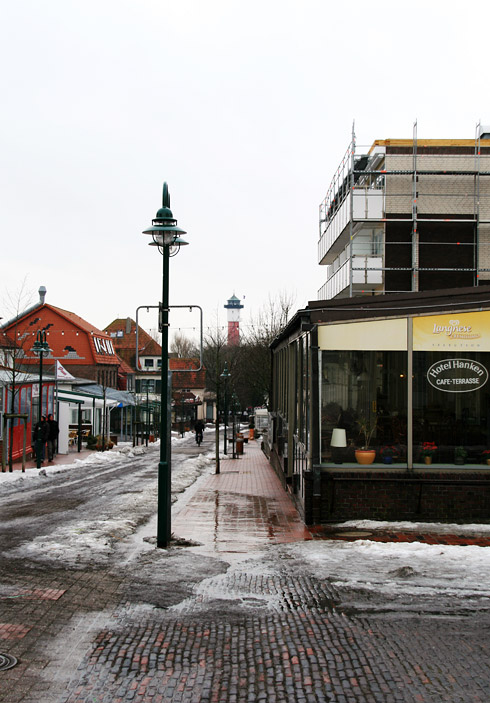 Schneematsch in der Zedeliusstraße