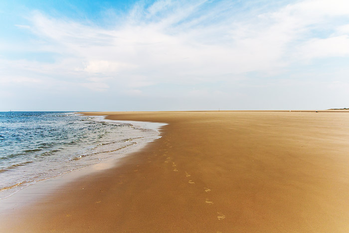 Allein am Oststrand