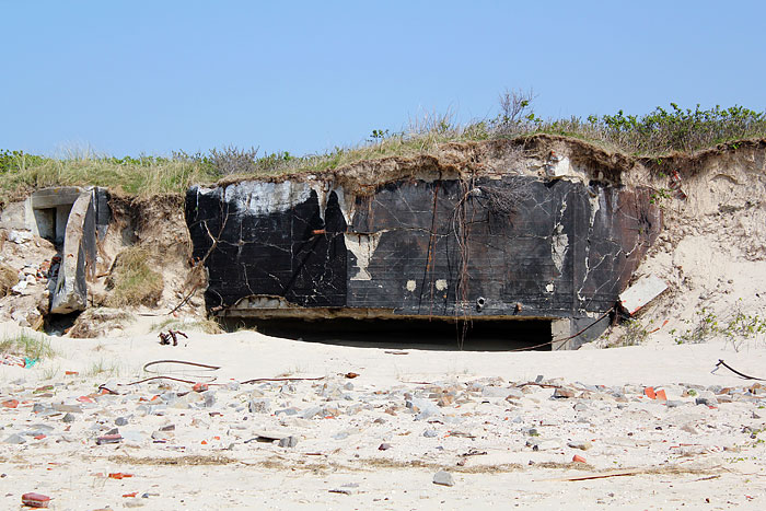 Bunkerreste am Ostende
