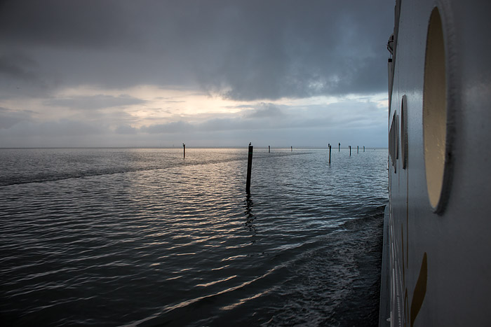 Überfahrt von Harlesiel nach Wangerooge