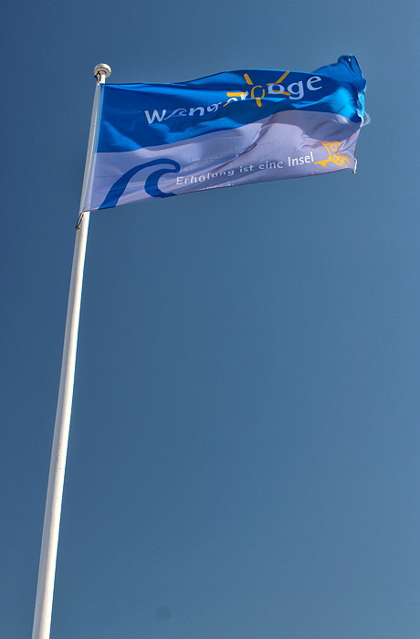 Flagge mit Wangerooge-Logo
