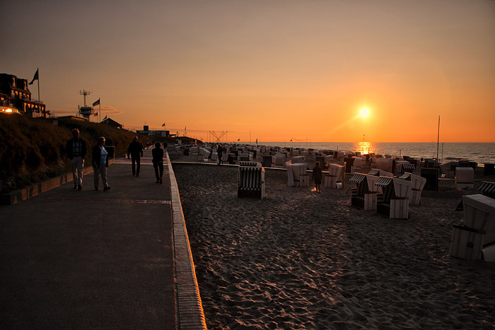 Abendspaziergang am Hauptstrand