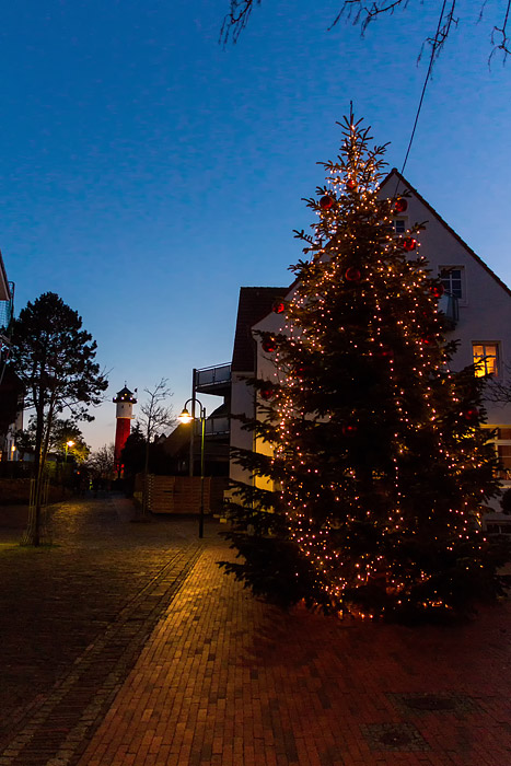 Weihnachtliche Atmosphäre im Inseldorf