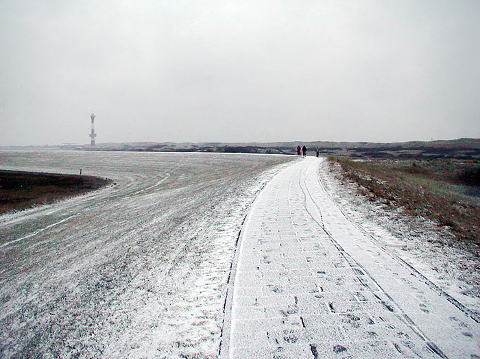 Schnee-Ausflug in den Inselwesten