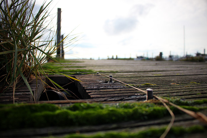 Gästesteg des Yachthafens im Detail