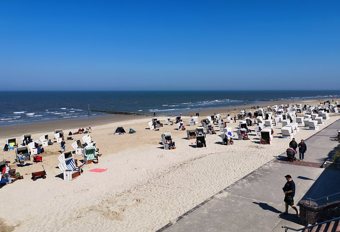 Blick auf den Strand