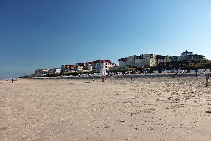 Hauptstrand bei Niedrigwasser