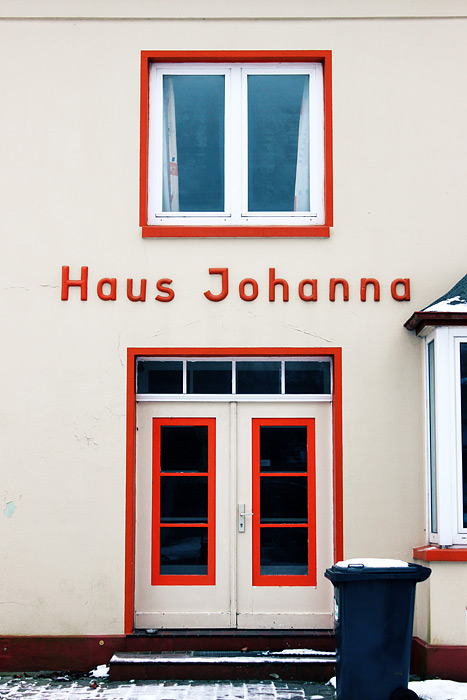 Eingangsbereich vom Haus Johanna