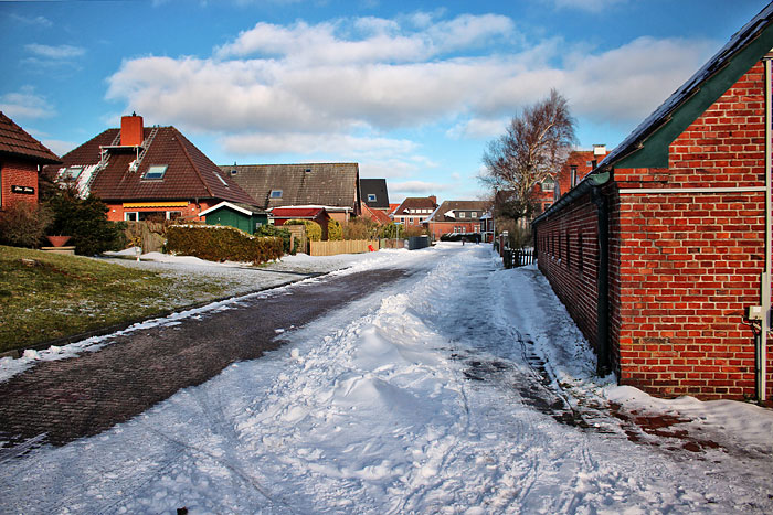 Winterliche Rösingstraße