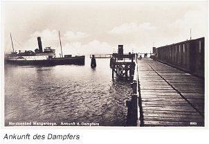 Ankunft des Dampfers