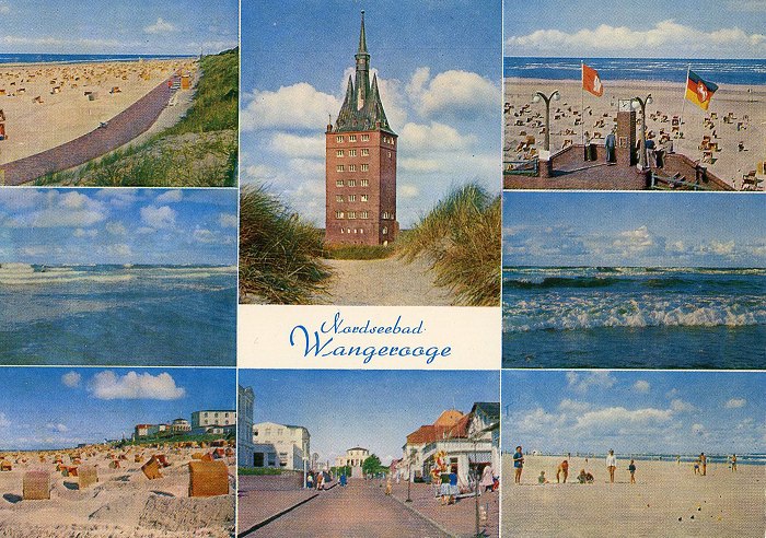 Mehrere Ansichten von Wangerooge