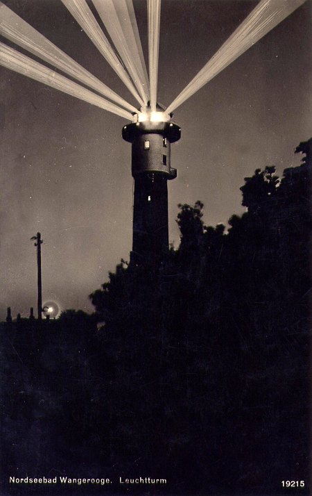 Der Leuchtturm Wangerooge bei der Arbeit