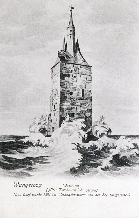 Zeichnung vom Alten Westturm