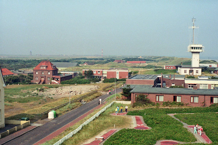 Blick Vom Haus Strandblick Nach Westen Historische Inselbilder