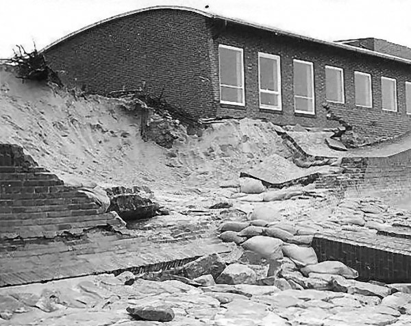 Sturmflutschäden am Hammer Heim