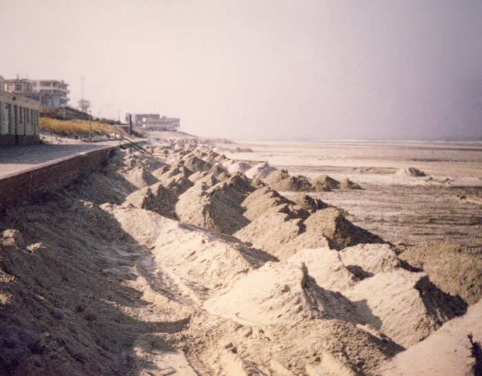 Sand wird angefahren