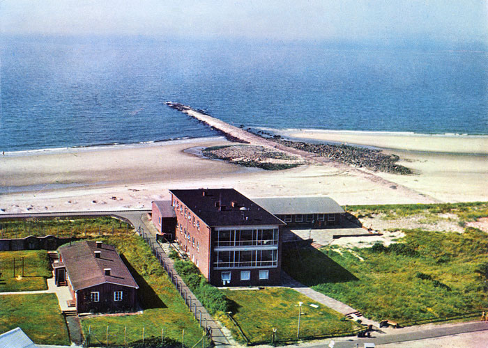 Haus am Meer aus der Luft gesehen · Historische