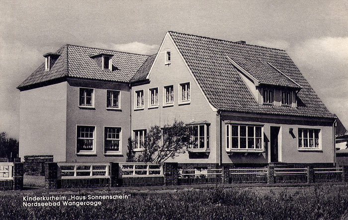 Kinderkurheim Haus Sonnenschein Historische Inselbilder