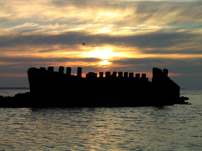 Sonnenuntergang im Westen