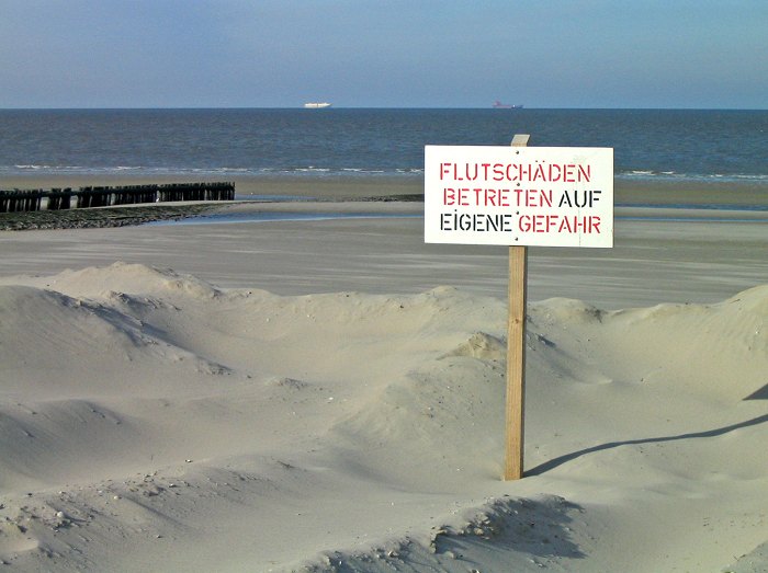 An der Abbruchkante
