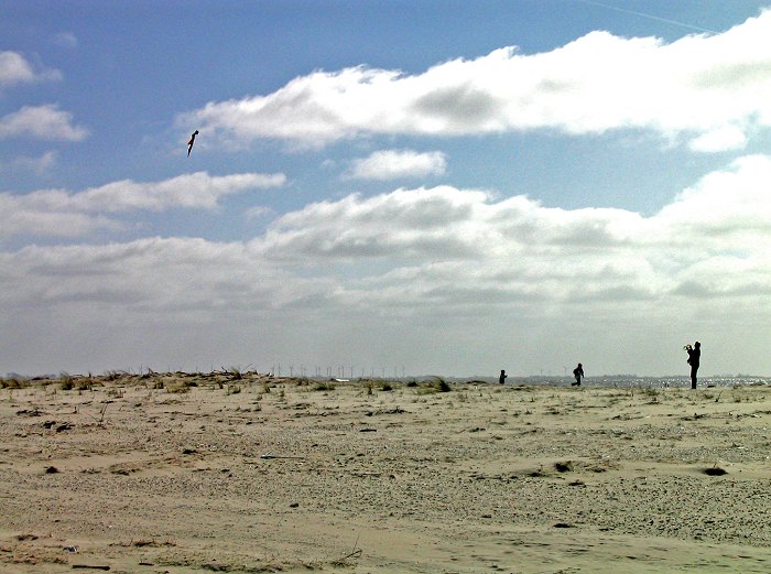 Drachenpiloten am Ostende
