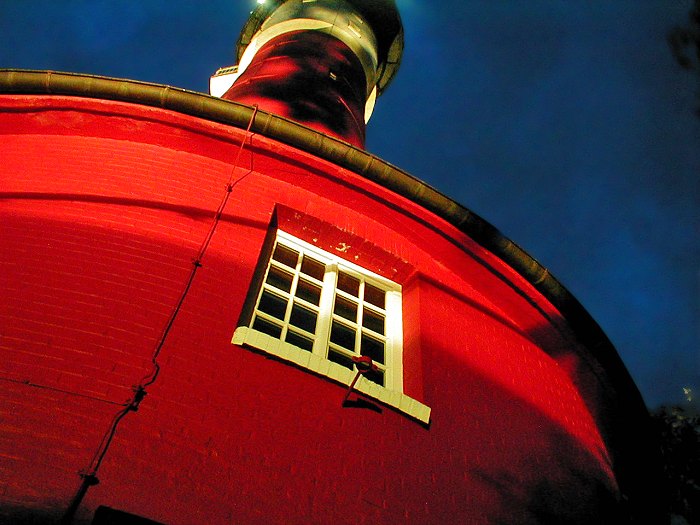 Alter Leuchtturm am Abend