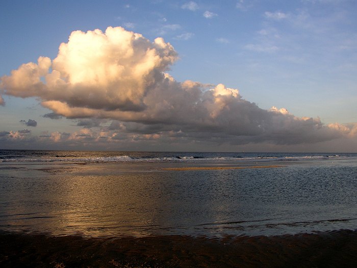 Wolkentürme über der Nordsee